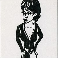 Maureen Robinson Caricature Card