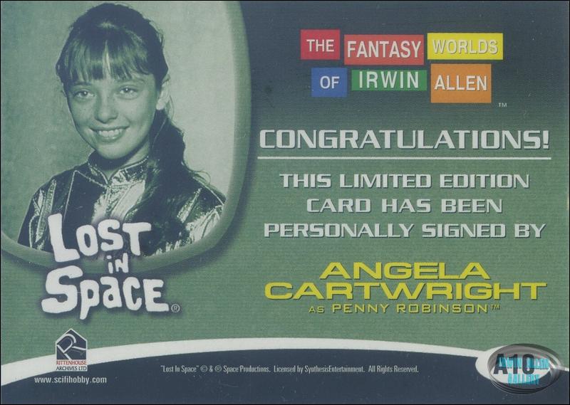 Angela Cartwright Autograph Card A10
