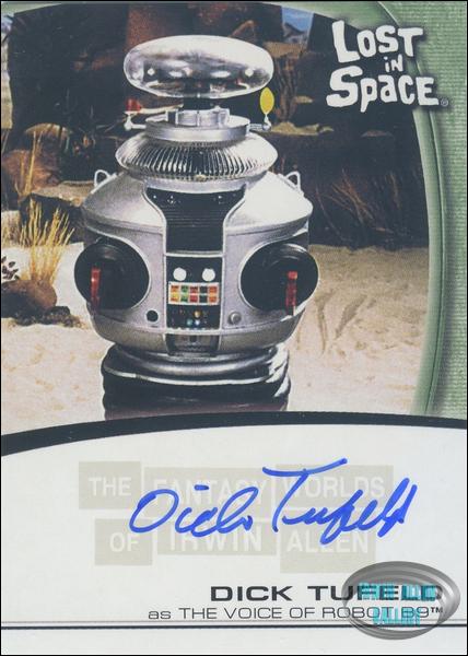 Dick Tufeld Autograph Card A15