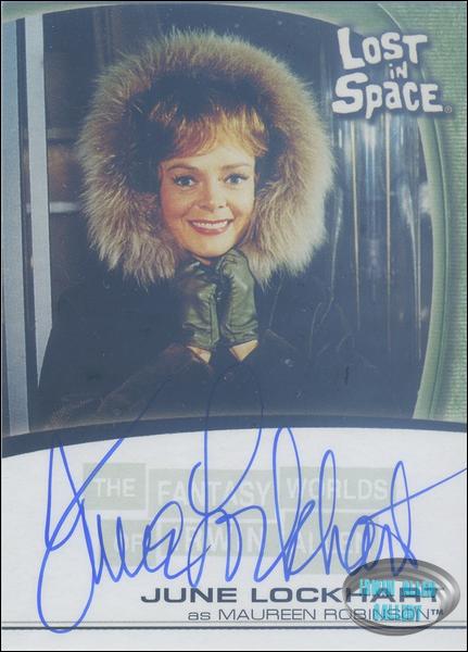 June Lockhart Autograph Card A17