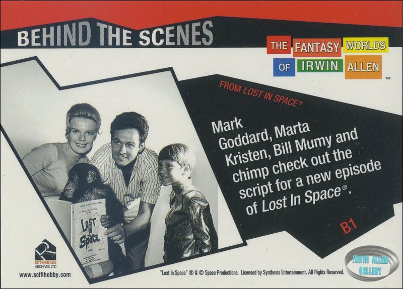 Lost in Space Behind the Scenes Card #B1 Back