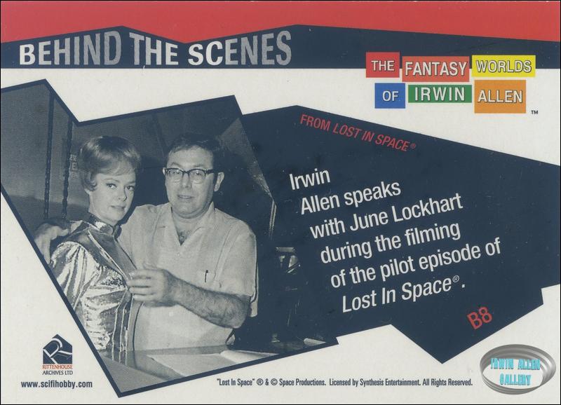 Lost in Space Behind the Scenes Card #B8 Back