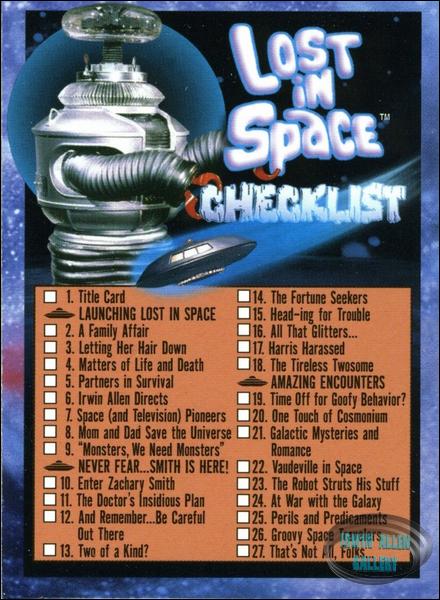 Inkworks Classic Lost in Space Collector Card #72
