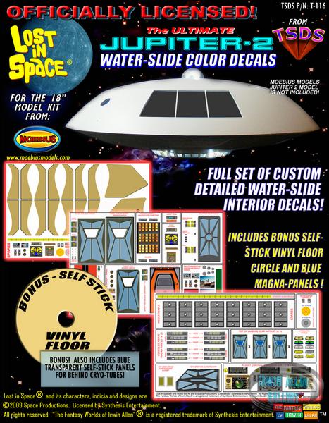 Jupiter 2 Water-Slide Color Decals
