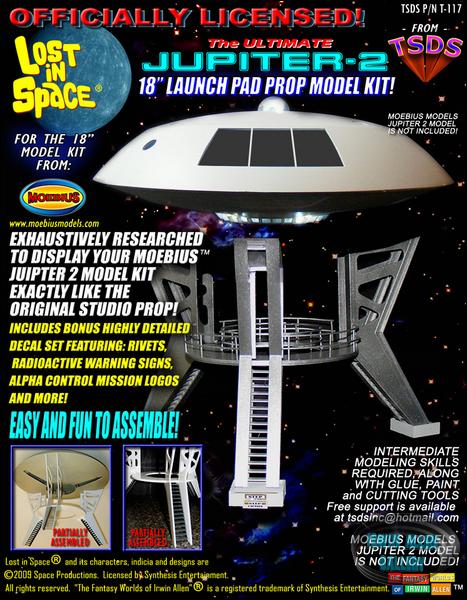 Jupiter 2 18" Launch Pad Prop Model Kit