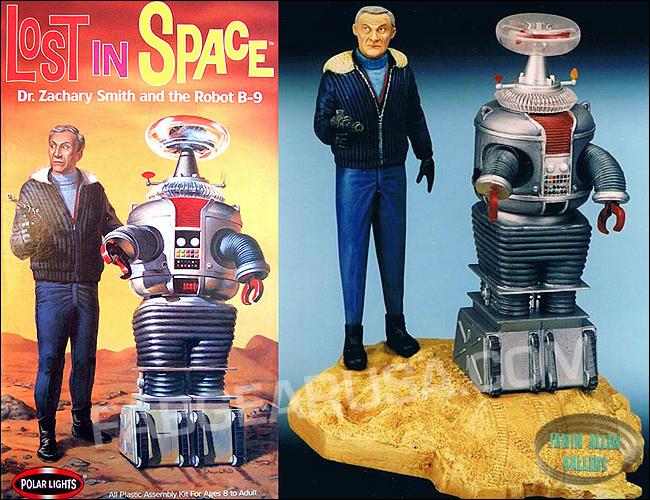Dr. Smith and The Robot Model Kit From Polar Lights