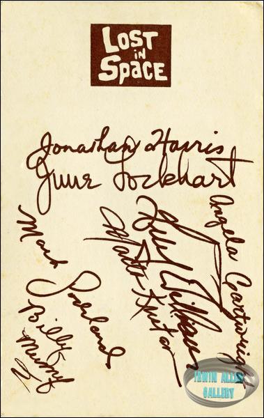 Facsimile Signed Postcard Back
