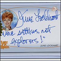 June Lockhart Autographed Card