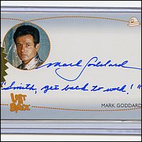 Mark Goddard Autographed Card