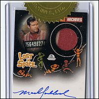 Mark Goddard Autographed Costume Card