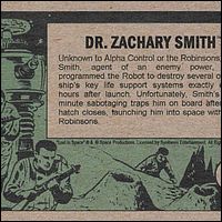 Lost in Space 40th Anniversary Expansion Card #62 Back