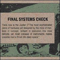 Lost in Space 40th Anniversary Expansion Card #63 Back