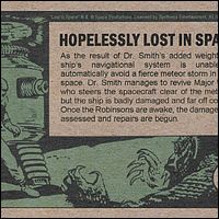 Lost in Space 40th Anniversary Expansion Card #72 Back