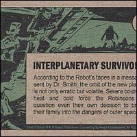 Lost in Space 40th Anniversary Expansion Card #89 Back
