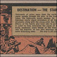 Lost in Space 40th Anniversary Reprint Card #6 Back