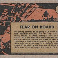Lost in Space 40th Anniversary Reprint Card #13 Back