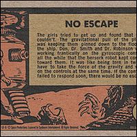Lost in Space 40th Anniversary Reprint Card #19 Back