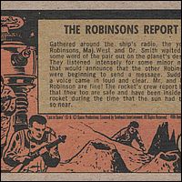 Lost in Space 40th Anniversary Reprint Card #34 Back