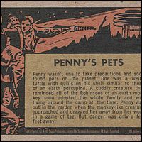 Lost in Space 40th Anniversary Reprint Card #35 Back