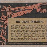 Lost in Space 40th Anniversary Reprint Card #49 Back
