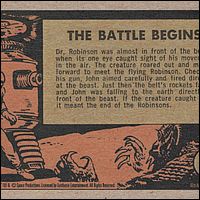 Lost in Space 40th Anniversary Reprint Card #53 Back