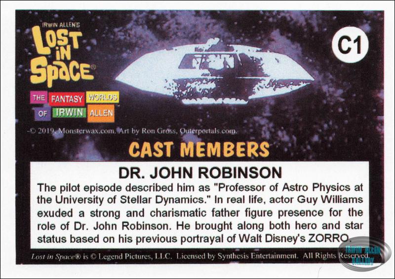 Cast Member Card #C1 Back