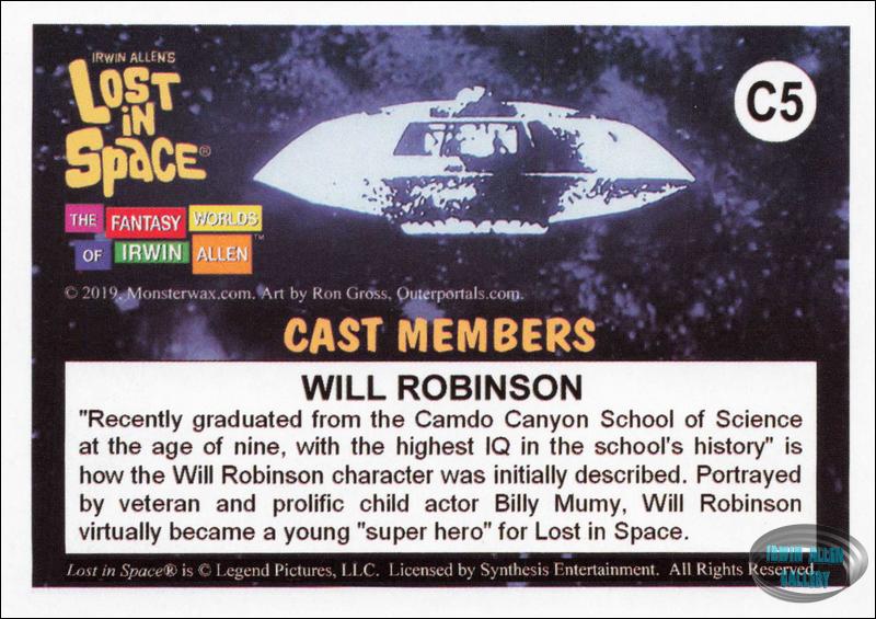 Cast Member Card #C5 Back