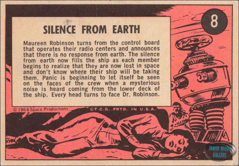 Lost in Space Topps #8 Back