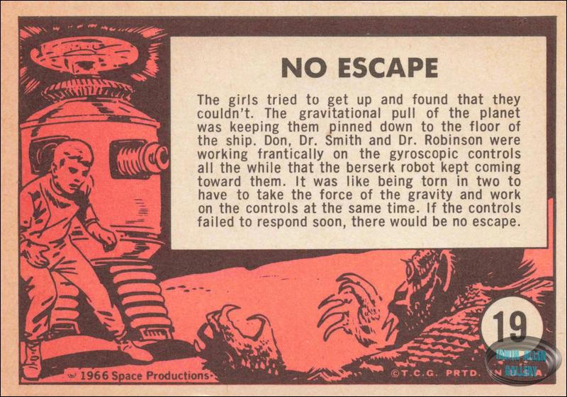 Lost in Space Topps #19 Back