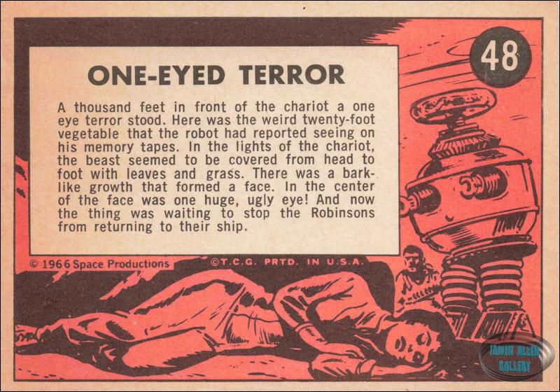 Lost in Space Topps #48 Back