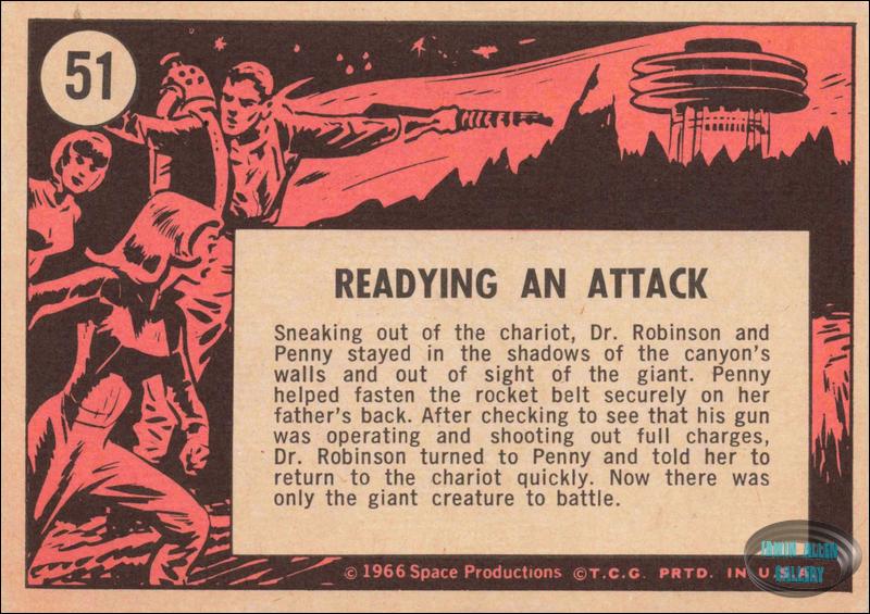Lost in Space Topps #51 Back