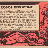 Lost in Space Topps #28 Back