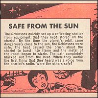 Lost in Space Topps #33 Back