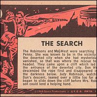 Lost in Space Topps #43 Back