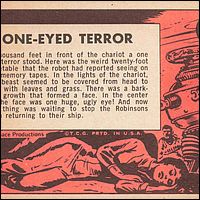 Lost in Space Topps #48 Back