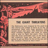 Lost in Space Topps #49 Back