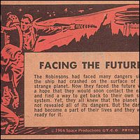 Lost in Space Topps #55 Back