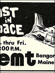 Lost In Space WEMT Bangor Maine 1971 clipping