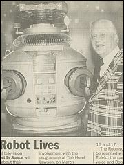 Robinson Robot visits Australia