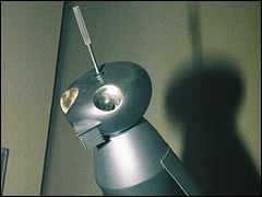 Replica of Nik the Robot Parrot