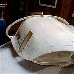 Balsa Spindrift under construction