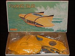 Aurora Flying Sub Model Kit Instructions