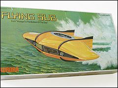 Aurora Flying Sub Model Kit #254 1975