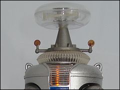 Aurora Robot Model with lighting