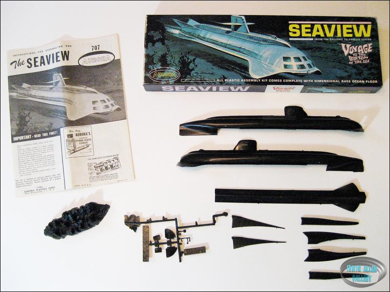 Aurora Seaview Model Kit #707 Original Issue 1966
