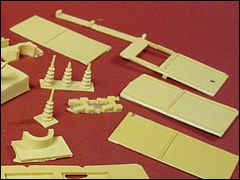 Lunar Models Fujimi Time Tunnel Model Kit Pieces