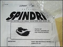 Lunar Models Spindrift Exterior Model Kit