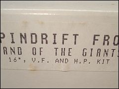 Lunar Models Spindrift Exterior Model Kit