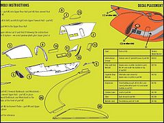 Moebius Models 1/128th Spindrift Kit Box Instructions