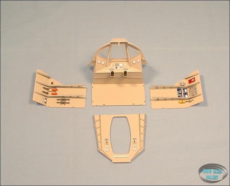 Moebius Space Pod Interior Pieces